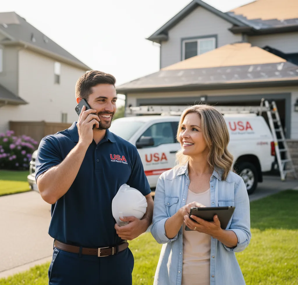 USA Roof Repair Experts customer support in Brentwood